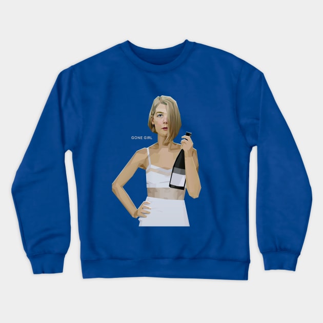 Gone Girl art Crewneck Sweatshirt by juhaszmark
